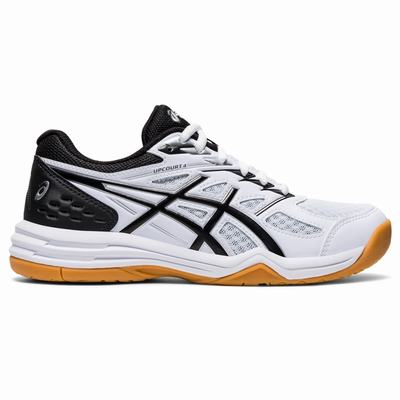 Gyerek Asics Upcourt 4 GS Röplabda Cipő AS2934071 Fehér/Fekete